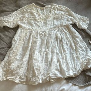 Spell white cotton dress